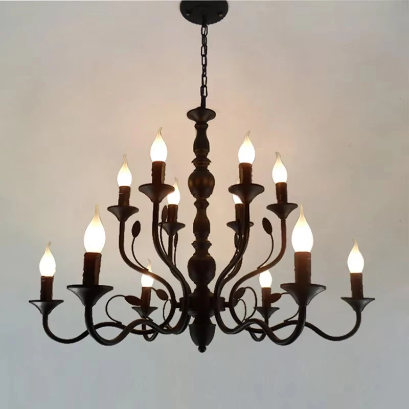 Американская люстра для гостиной магазин одежды украшение ресторана свет в