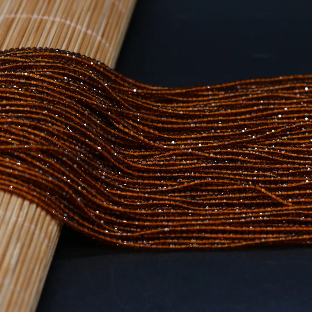 5 шт. 2 мм красновато-коричневый натуральный камень полудрагоценная шпинель