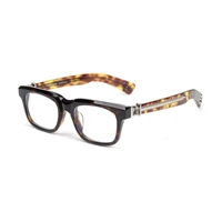 high end acetate thick square glasses frame men vintage myopia prescription eyeglasses women american luxury brand spectacles