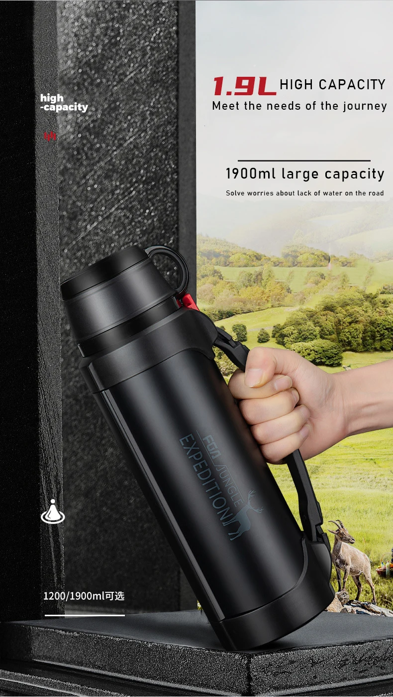 Дешево Термос с двойными стенками из нержавеющей стали, 500 мл Купить Термос с двойными стенками из нержавеющей стали, 500 мл