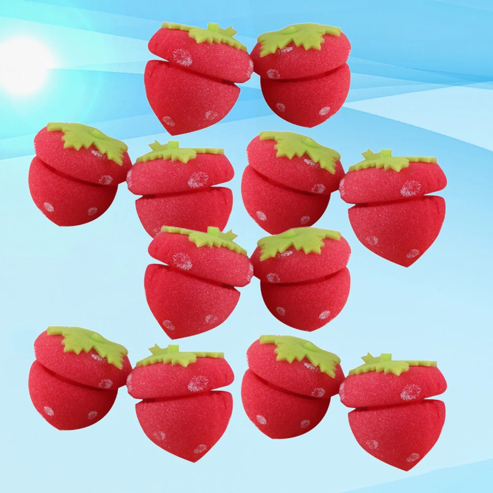 

Hair Sponge Rollerscurlers Curlerroller Styling Sleeping Strawberry Cute Set Kids Curl Tooltools Grip Selfcurling Rodsperm