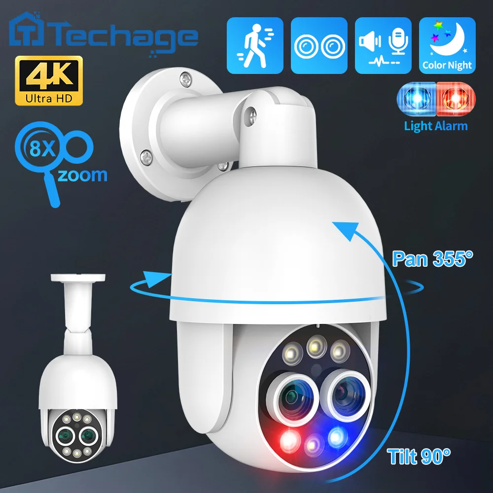 

Techage XM-PT825D-80P IP-камера видеонаблюдения 8Мп