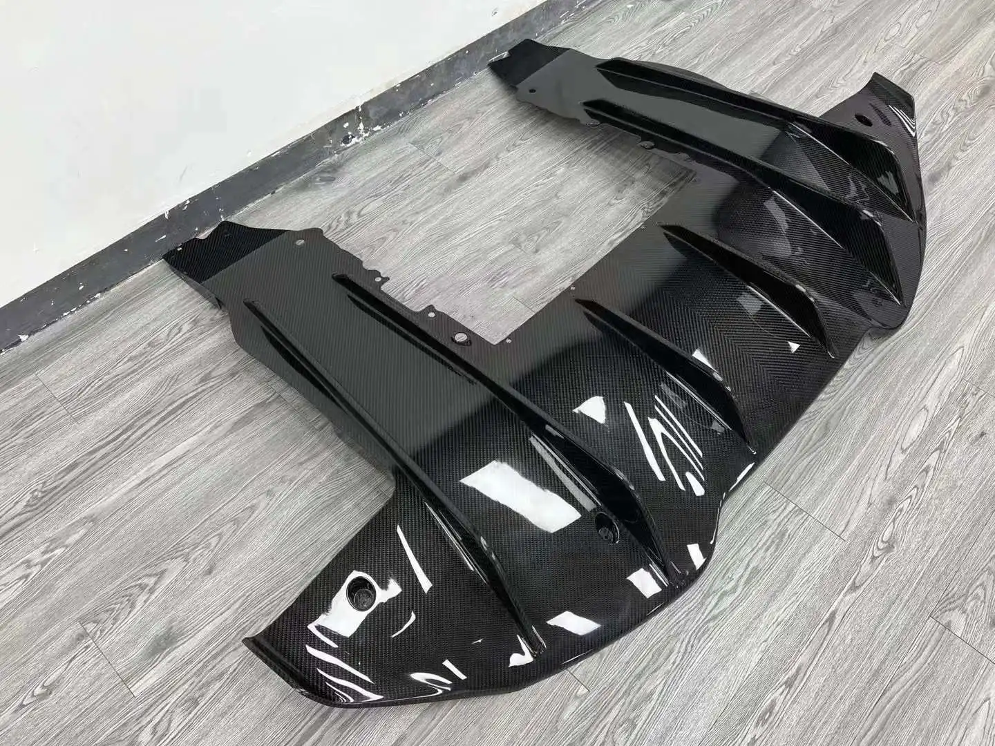 Для автомобиля McLaren 720's FLDZ в стиле 765LT передняя и задняя губная юбка из