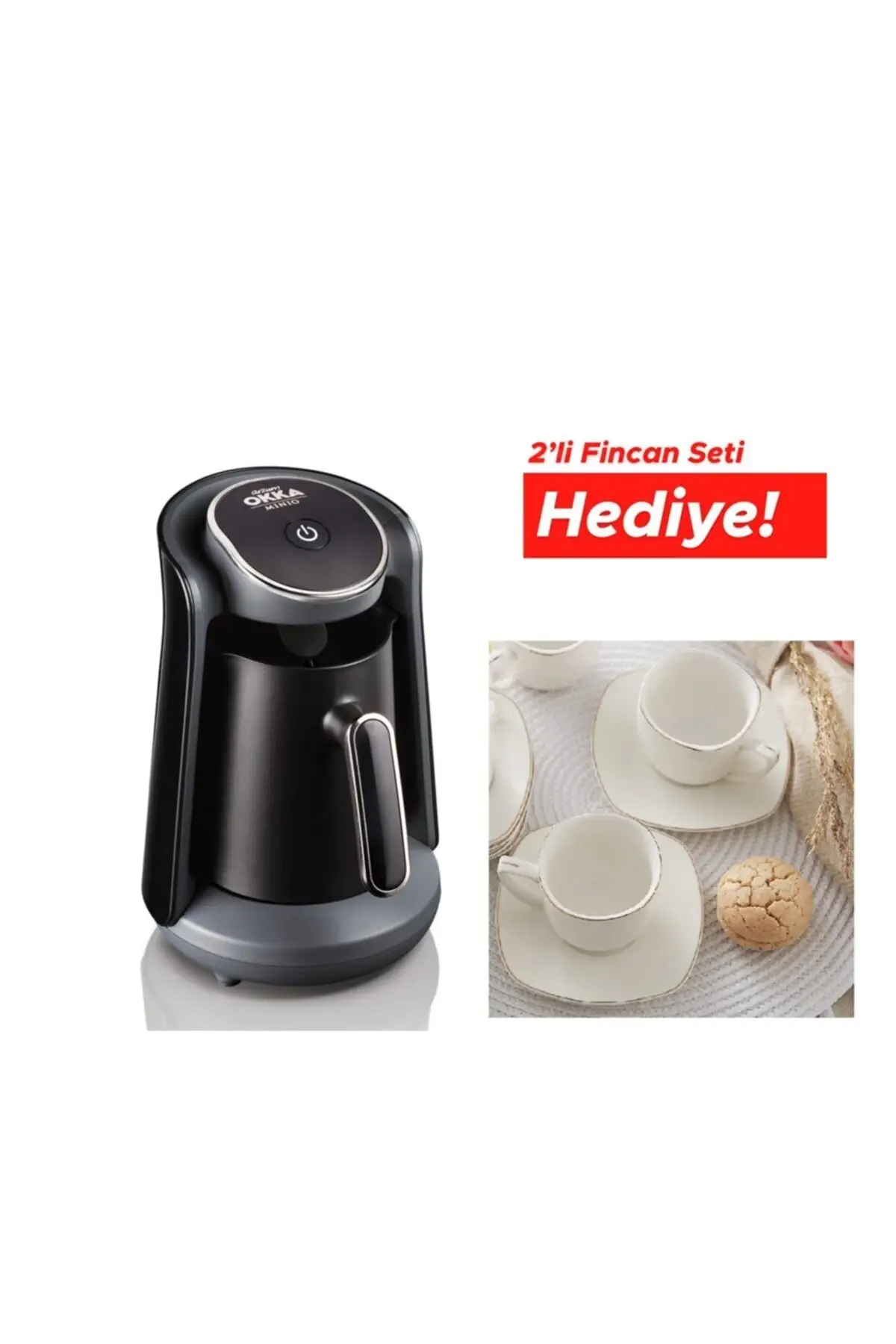 

Turkish Coffee Machine of 2 Cups with Gift