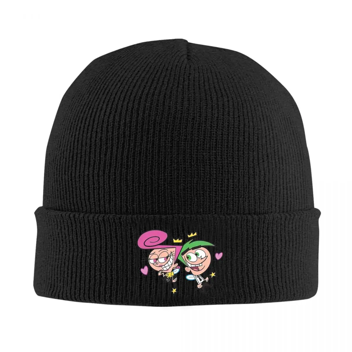 Fairly Oddparents - Cosmo Warm Knitted Cap Hip Hop Bonnet Hat Autumn Winter Outdoor Beanies Hats for Men Women Adult