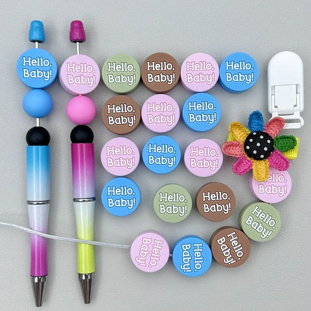 10 шт. силиконовые бусины для детей