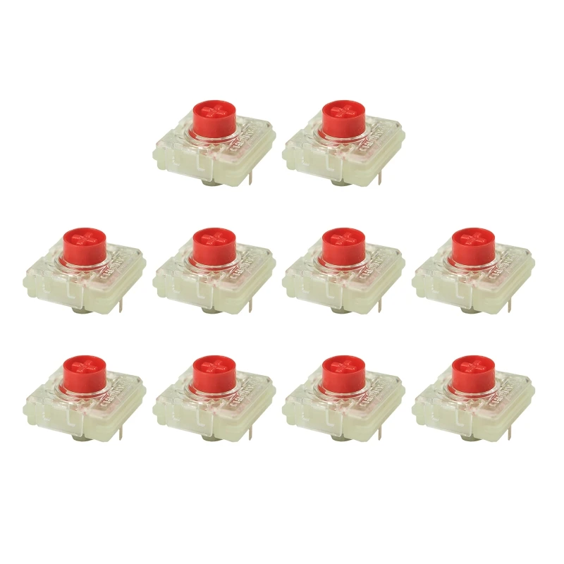 

R9JA 10PCS LP Cherry MX Red Switch for Mechanical Keyboard Low Profile Extra-Thin