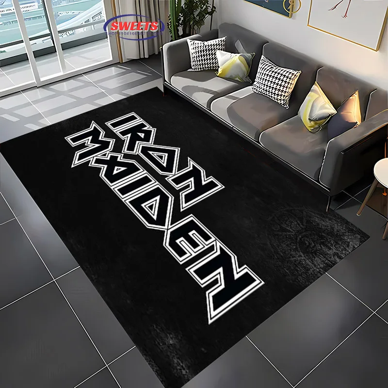

Music Band I-Iron Ma1den Carpet 3D Printed for Living Room Kids Bedroom Rug Sofa Doormat Soft Floor Rug Anti-slip Decor Mat Gift