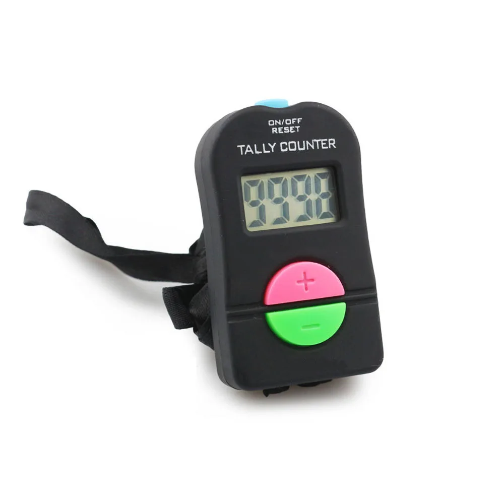 

Digital Hand Tally Counter Electronic Manual Clicker Golf Gym Hand Held Counter