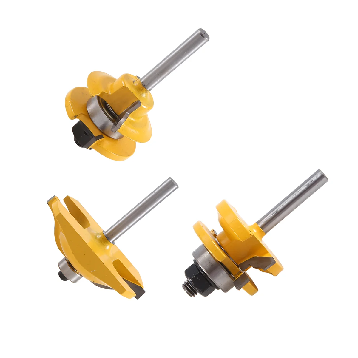 3 шт. набор фрез для деревообработки 1/4 дюйма