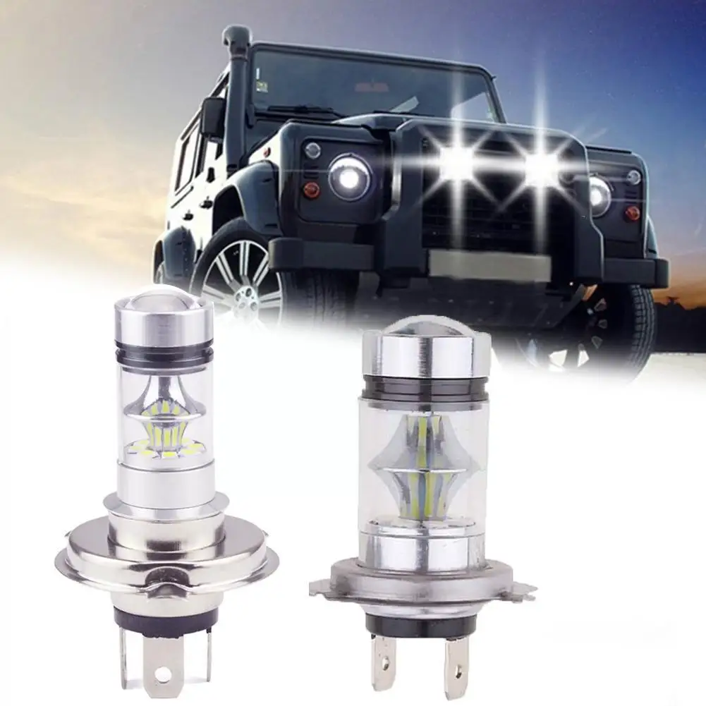 

1 шт., суперъяркая Светодиодная лампа H7 для автомобильных фар, мотоциклов, Автомобильные противотуманные фары 6000K, белые лампы для автомобиля G3A9