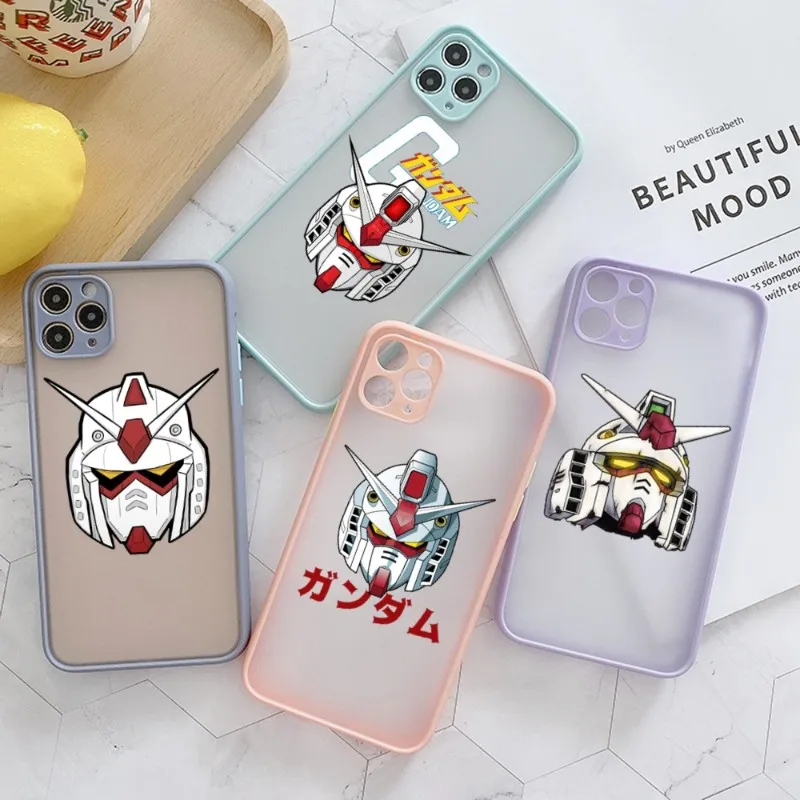 

Телефонный чехол Gundam Rx 78 для IPhone 13 12 11 Mini Pro Max XS X Max XR 8 7 Plus, Кожаный цветной чехол для телефона