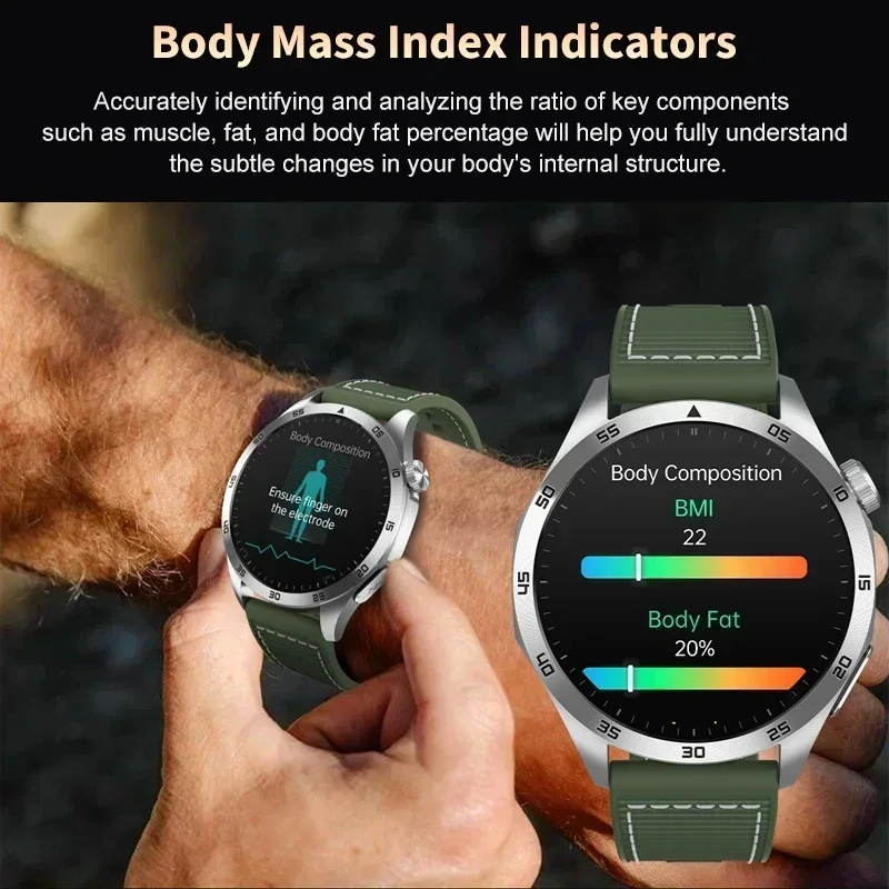 Мужские смарт-часы с функцией измерения уровня сахара в крови