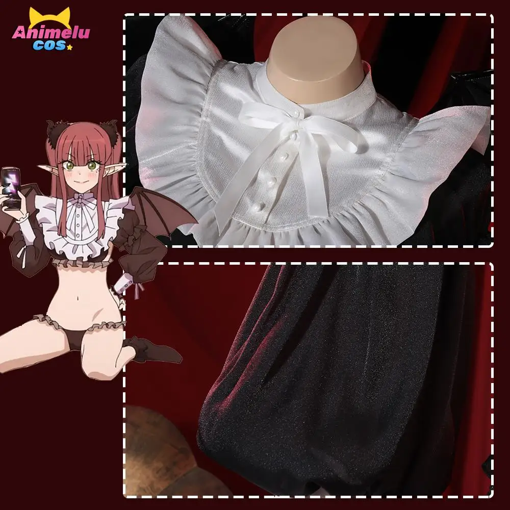 Anime My Dress Up Darling Kitagawa Marin  Cosplay Rizu Kyun Cosplay Costume Kuroe Shizuku  bikini wig