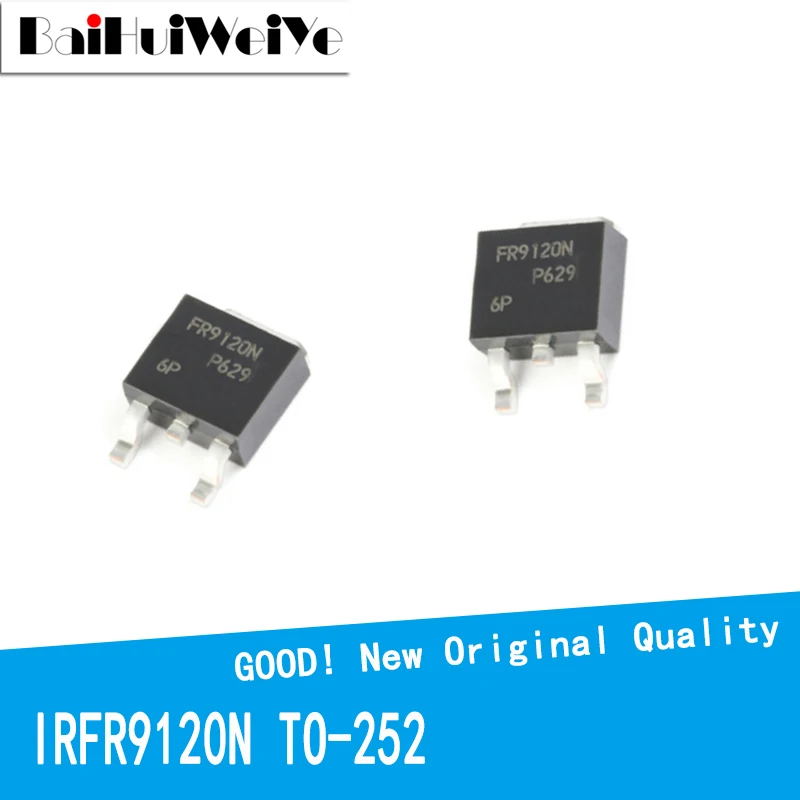 

10PCS/LOT IRFR9120NTRPBF IRFR9120N IRFR9120 FR9120N 100V/6.6A TO-252 New and Original IC Chipset MOSFET MOSFT TO252