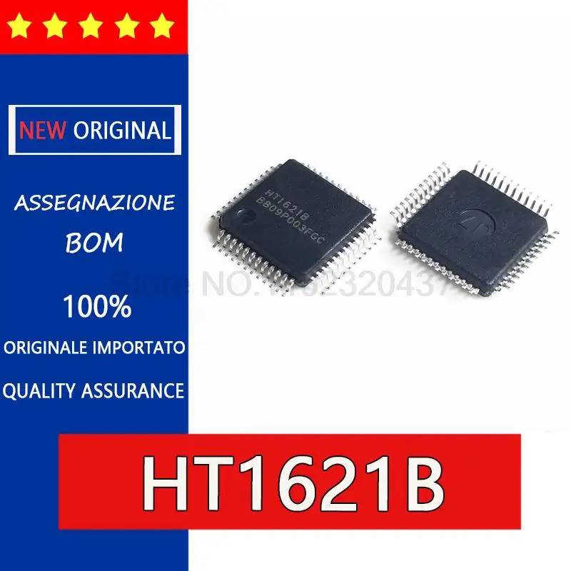 Новинка, HT1621B LQFP48 LQFP44, дисплей, драйвер, чип ОЗУ, софтбокс для жидкости ЖК-дисплея, испаритель SSOP - 48