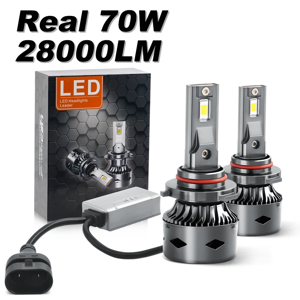 Автомобильная фара Asfour 70W 28000LM H1 H4 H7 Canbus светодиодный H8 H9 H11 9005 HB3 9006 HB4 HB2 9003