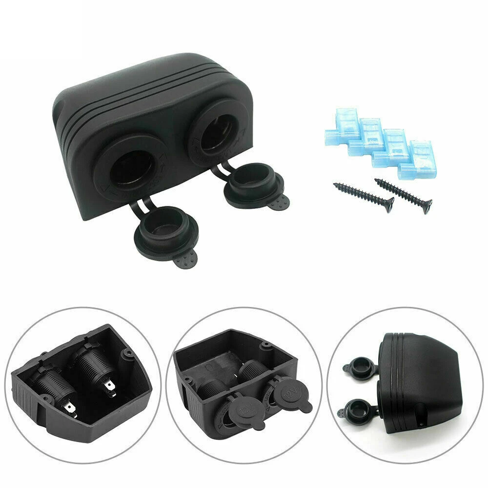 

Brand New Power Socket Power Adapter Accessories Cigar Lighter Dual Port