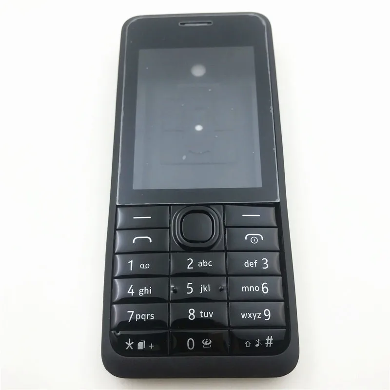 Корпус для Nokia 301 с двумя SIM-картами чехол английской клавиатурой запасные части |