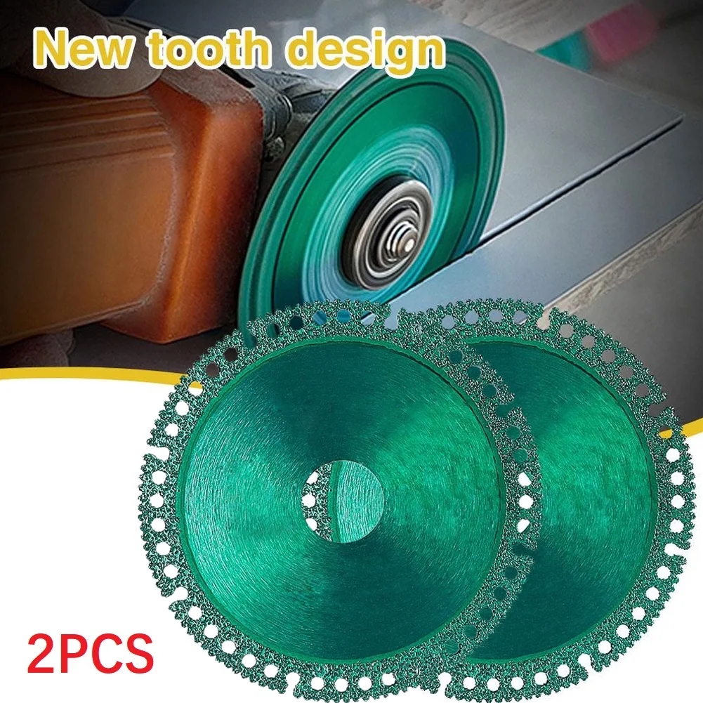 2PCS 100mm Composite Multifunctional Diamond Saw Blade Cut Off Wheels Granite Marble Cutting Disc For Porcelain Tile Ceramic