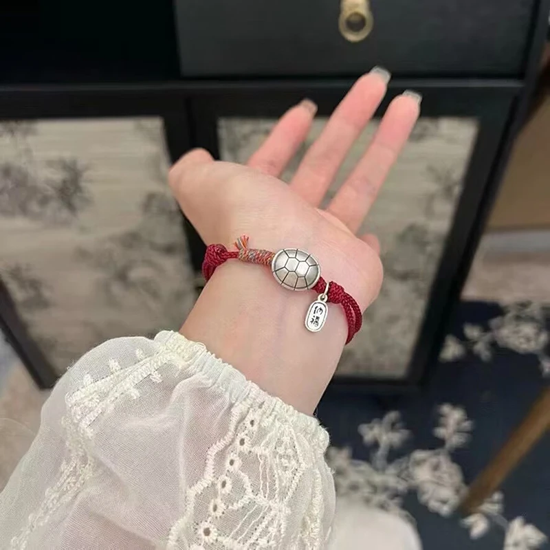 1 шт. креативный модный браслет с подвеской в виде ракушки черепахи для мужчин и