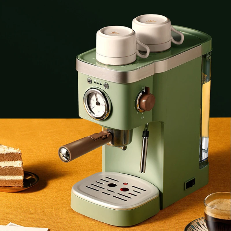 

20 Bar 1050W Semi Automatic Coffee Maker Machine with Milk Frother Wand for Espresso Cappuccino Latte Mocha