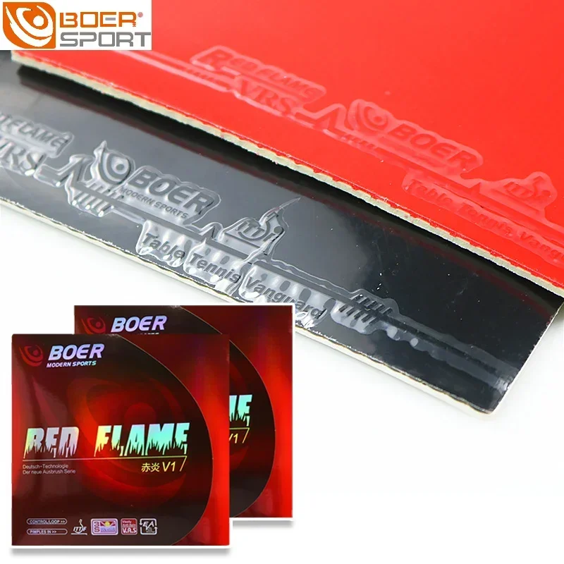 Распродажа RED FLAME V1 Резиновый лист для настольного тенниса Pips-in Нелипкие