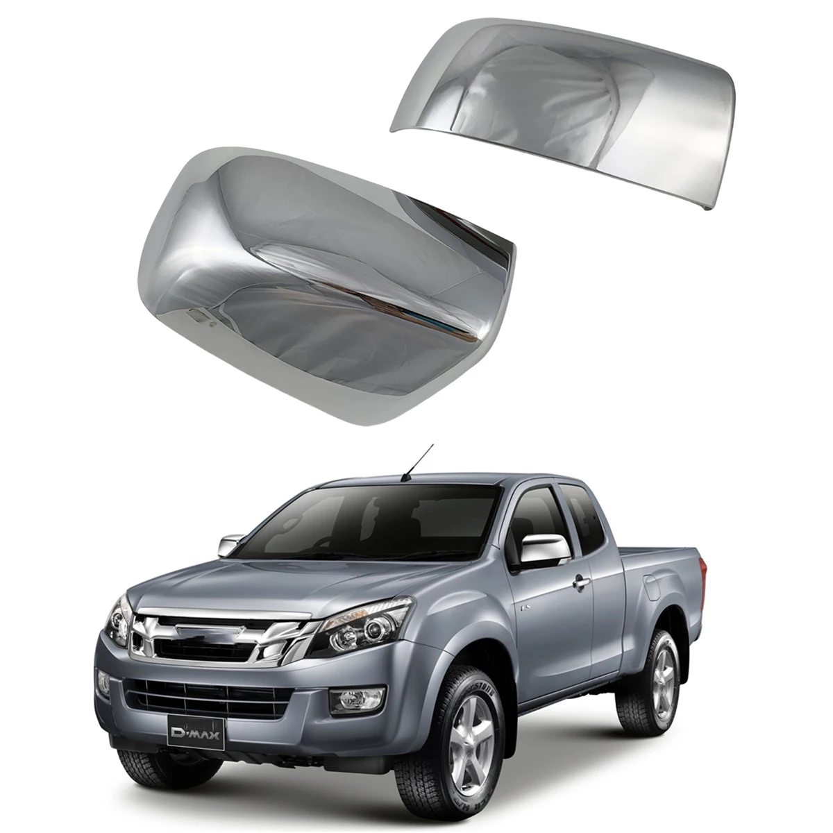 ABS Chrome Door Mirror Cover Trim
