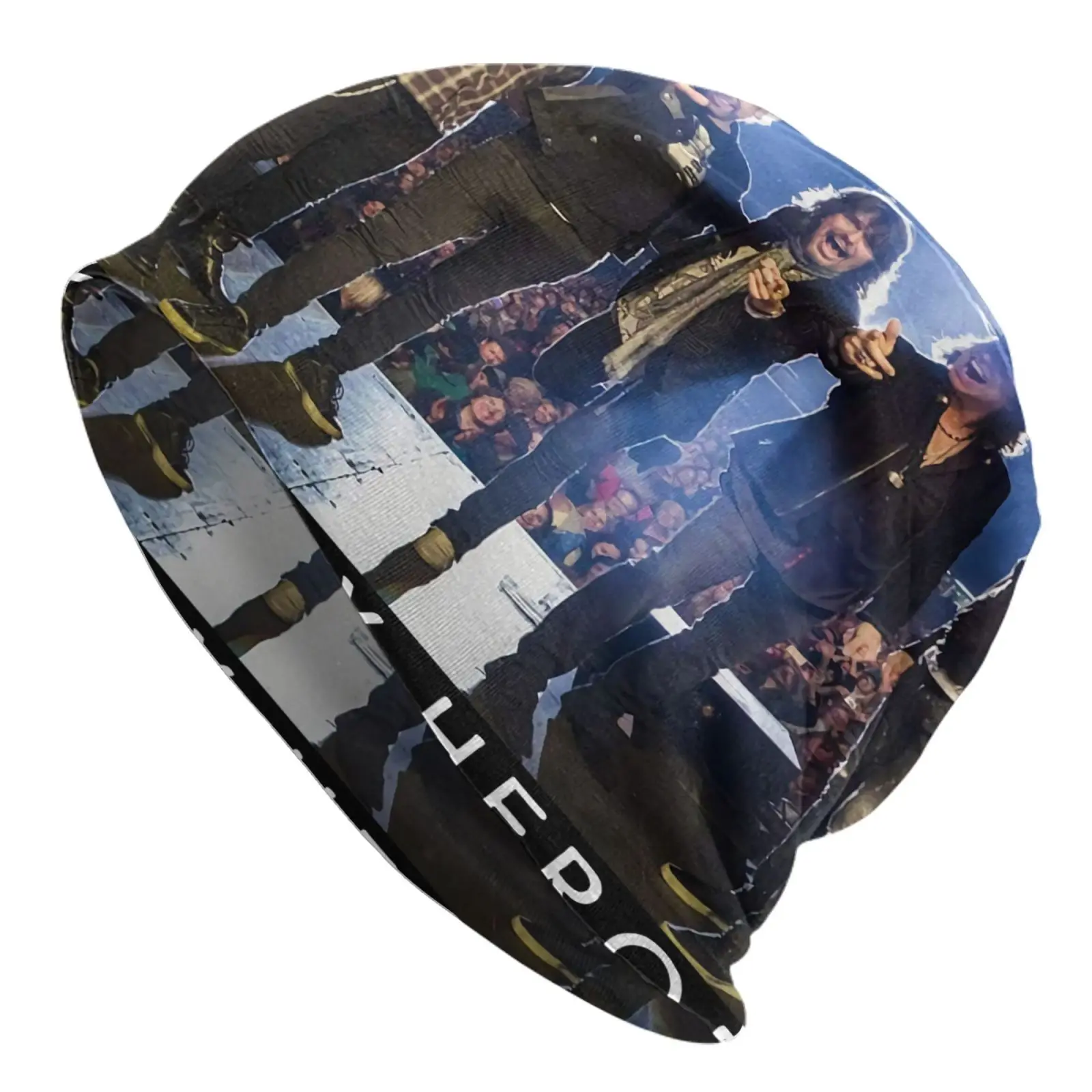 

Мужская зимняя вязаная шапка с изображением героев Juke Box 2020 1309