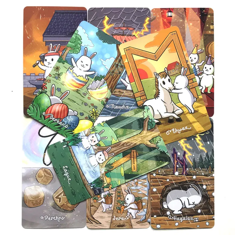 Карты таро с кроликами. Бюн таро. Бюн таро. Highlighters i love miffy. Карты таро на столе.