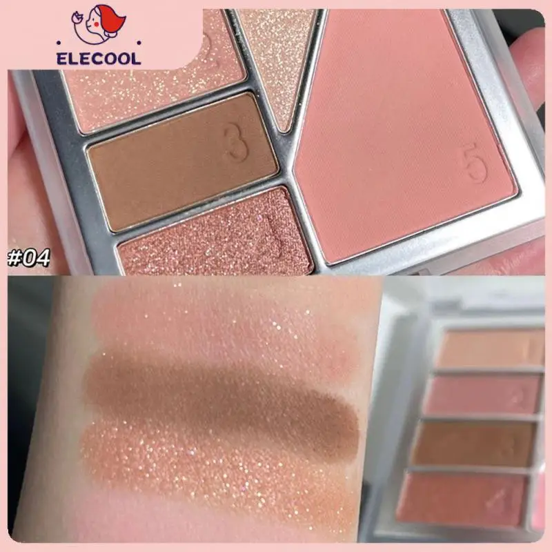 

Makeup Cosmetics Highlighter Eyeshadow Powder Earth Color Highlight Blush Matte Pearly Eye Shadow Palette Woman Make Up