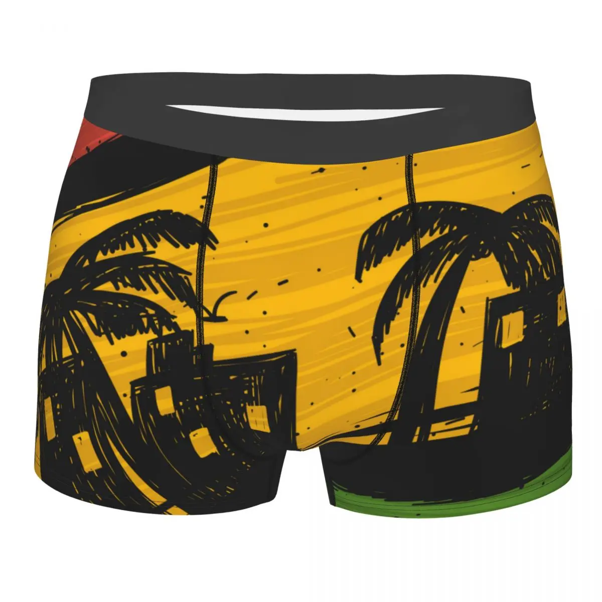 

Boxer Men Underpants Reggae Style Tree Men's Panties Shorts Breathable Mens Underwear Briefs Sexy Boxers