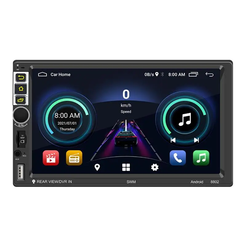 

Touch Screen Car Stereo Double Din 2 Systems Compatible 7 Inch HD Touchscreen Audio Receiver Player With FM Radio Bluetoothes