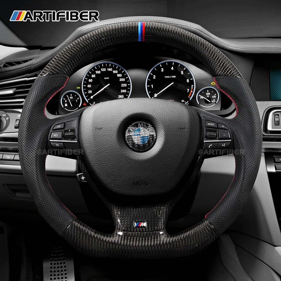 

Carbon Fiber Steering Wheel Sprort Car volante esportivo Fit For BMW 5 Series M Series