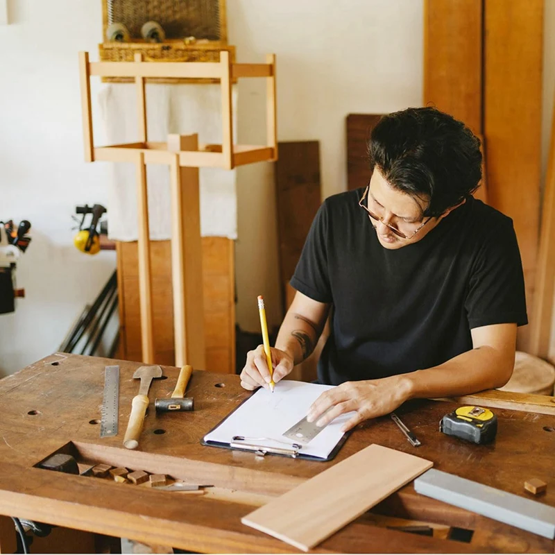 Металлическая линейка из нержавеющей стали с прямым краем 6 дюймов 12 основанием