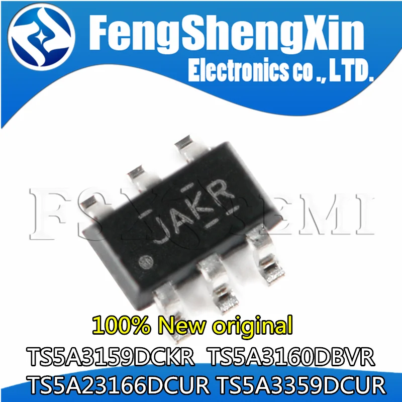10 шт. TS5A3159DCKR JAR TS5A3160DBVR JAKR TS5A23166DCUR AMJZ TS5A3359DCUR JALR