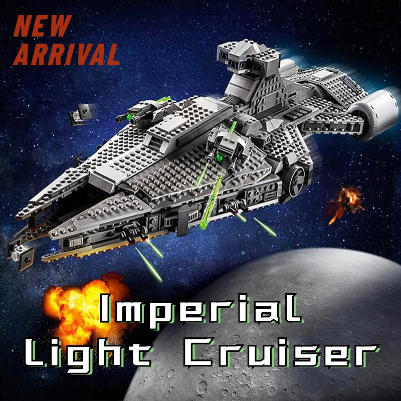 

Imperial Light Cruiser Building Toys for Children 5 Figures Bricks 1336PCS Birthday Christmas Gifts for Kids Compatible 75315