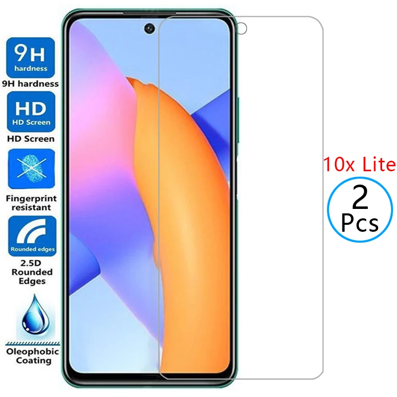 

Защитное закаленное стекло для honor 10x lite, Защита экрана для honer onor 10xlite 10 x x10 светильник 10x светильник 6,67, защитная пленка 9h