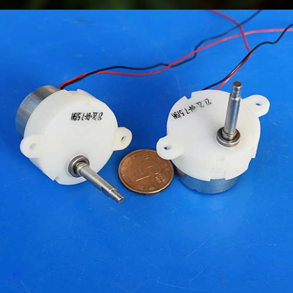 Мотор-редуктор Mini 300 с длинным валом 3 В-6 В постоянного тока 18 об/мин медленный