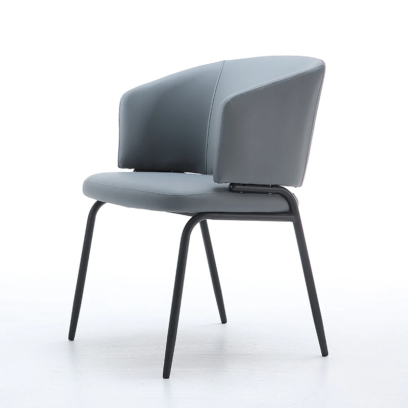 

Creative Ergonomic Accent Chairs Throne Gray Dinette Advanced Chair Dinner Hand Silla Escritorio Living Room Furniture WKK25XP