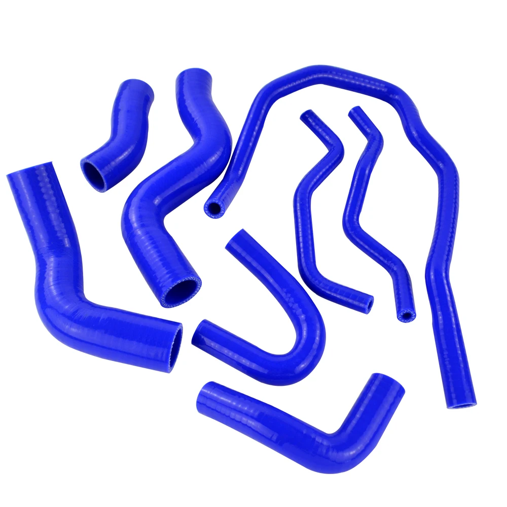 PQY RACING - синий силиконовый комплект шлангов охлаждающей жидкости радиатора для VW