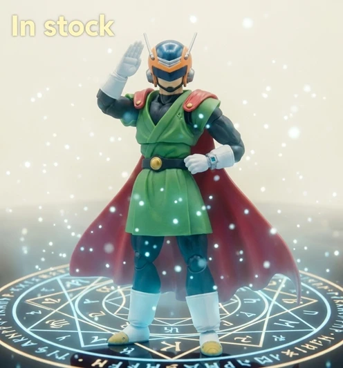 Фото В наличии: Коллекционная фигурка Bandai SHF Dragon Ball Z Great Saiyaman Son Gohan Tamashii Exclusive из ПВХ, модель игрушки №2