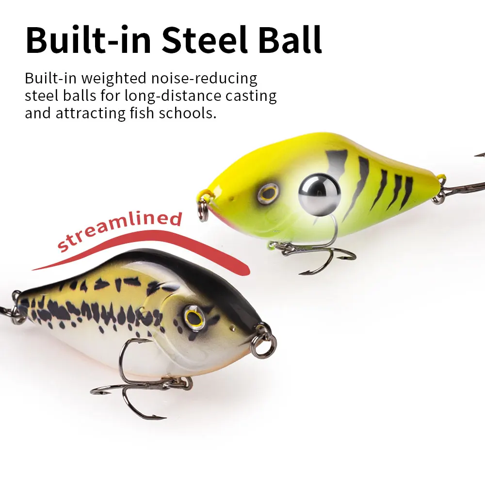 Фото Воблеры Hanlin 3.49in/45g Glider Jerkbait, тонущие, для ловли крупной рыбы, щуки, маскинонга, искусственная приманка, снасти №3