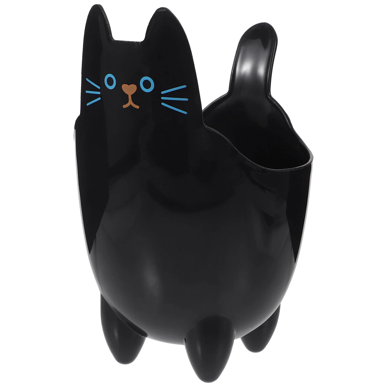 

Cat Shaped Trash Can Storage Office Wastebasket Small Desktop Garbage Pp Mini Plastic