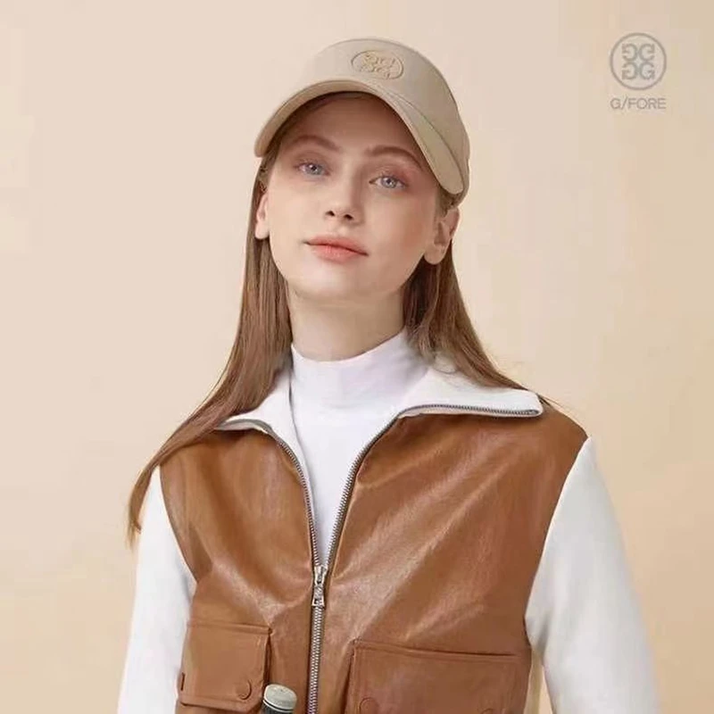 Women's Cap golf Cap Korean Brand Empty Top Hat Shade Fashion Outdoor Sports Casual Girl's Hat