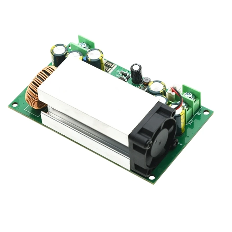 Фото DCDC 600W 25A Понижающие преобразователи Регулируемый модуль регулятора напряжения с охлаждающим вентилятором для плат №5