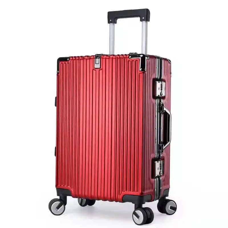 

Fashion suitcase password box pull rod box universal wheel aluminum frame high-grade luggage wholesale