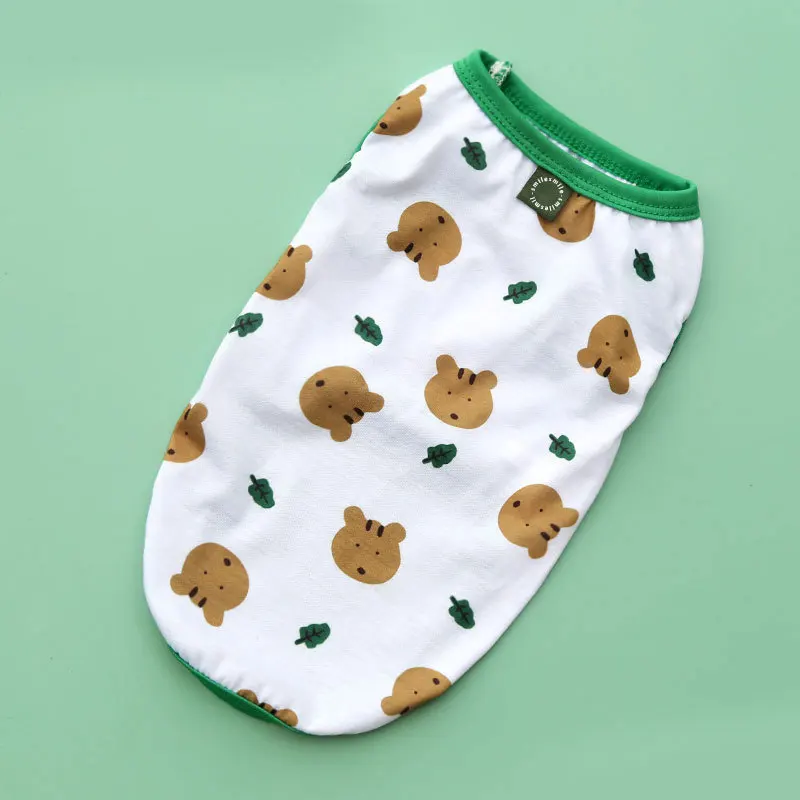 

Жилет с принтом для домашних животных, повседневный жилет для собак, универсальный жилет для отдыха, одежда для собак, летняя одежда для соб...