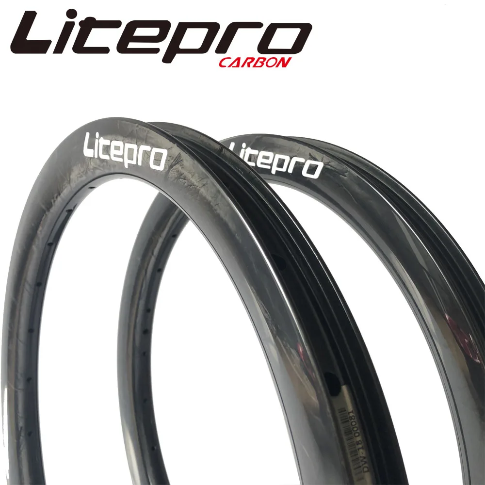Складной велосипед Litepro углеродное волокно 20 дюймов 406 скоростных колес глубина 35