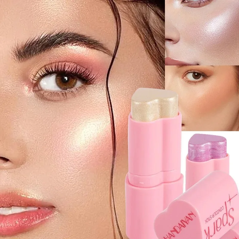 Матовые блестящие румяна палочки многофункциональная косметика для хайлайтера